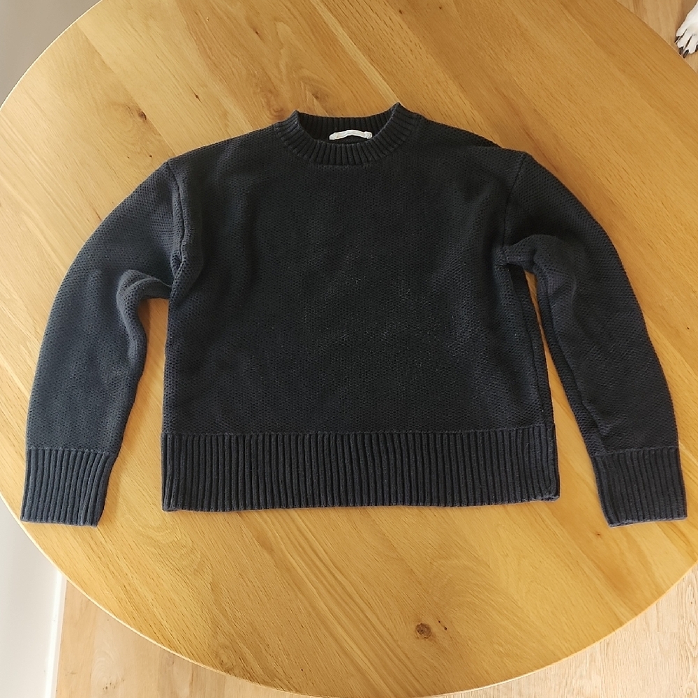 Everlane 100% Cotton Sweater Black XS